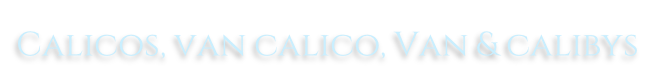 Calicos, van calico, Van & calibys